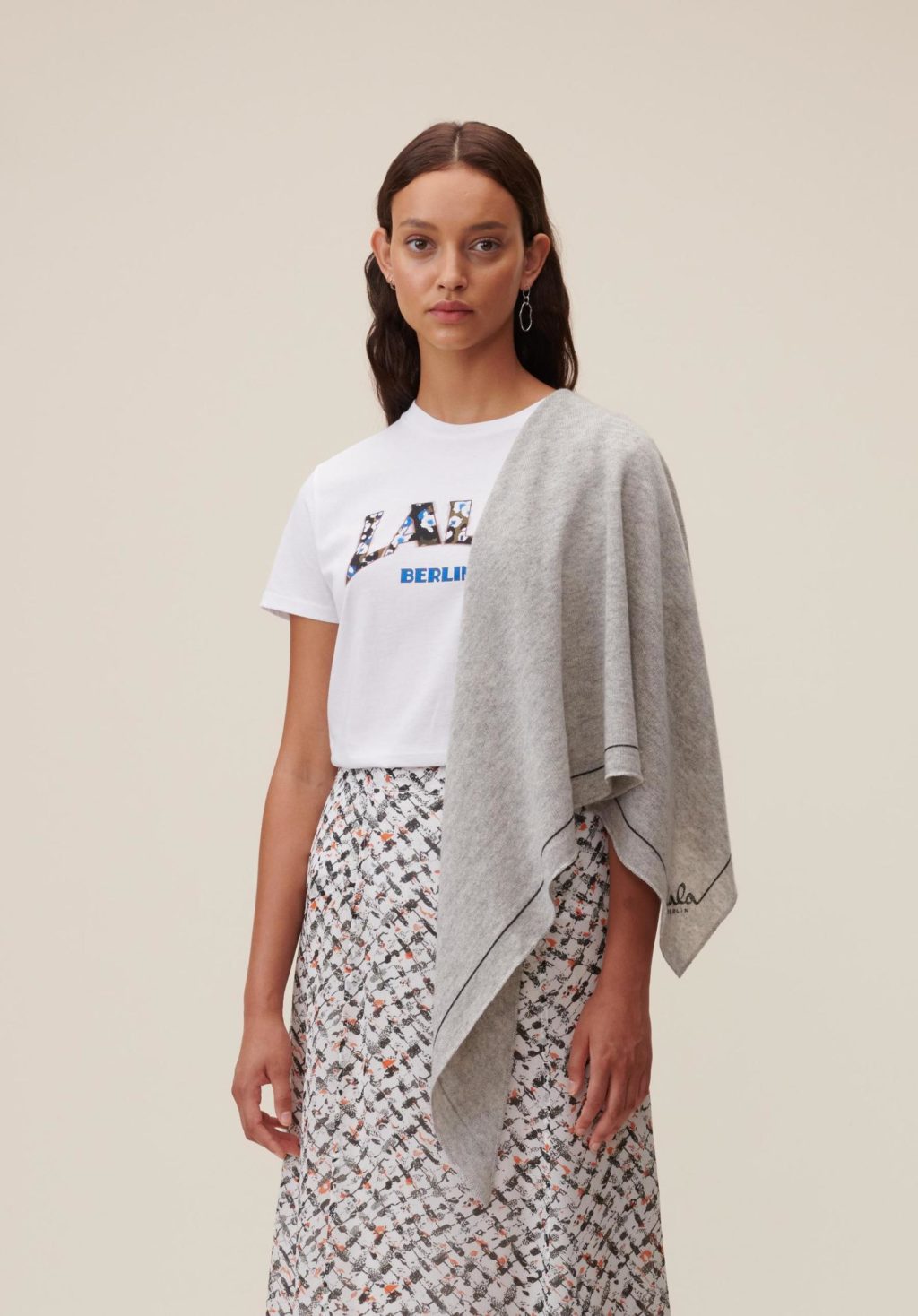 Lala Berlin Triangle Solid Logo Flanella Scarf - Image 2