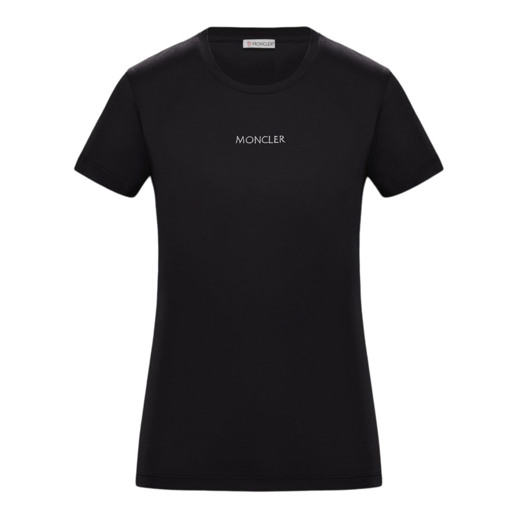 Moncler Front Logo Black T-shirt