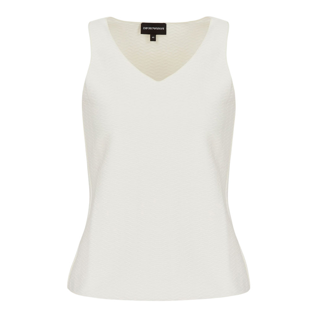 Emporio Armani cream Tank Blouse