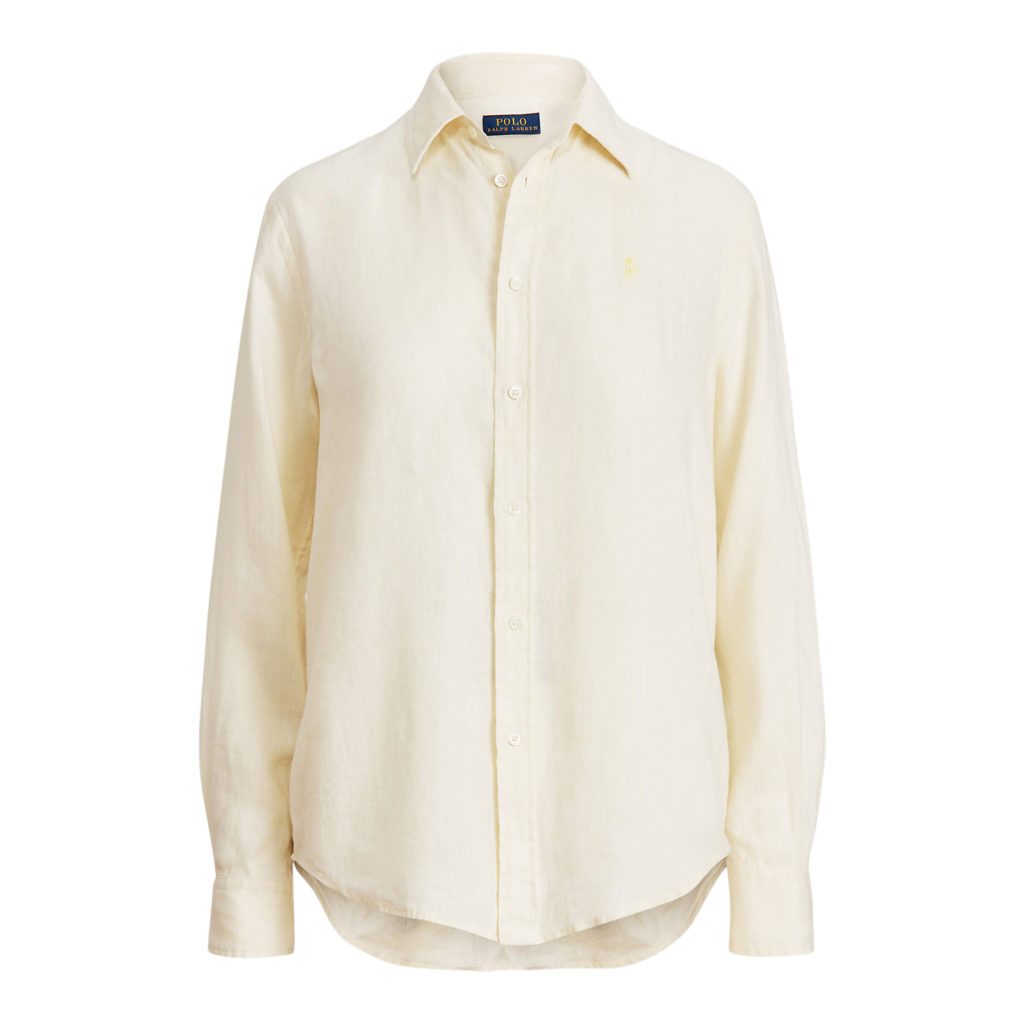 Polo Ralph Lauren Linnen Beige Shirt