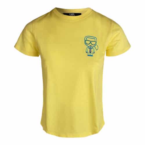 Karl Lagerfeld Yellow outline t-shirt