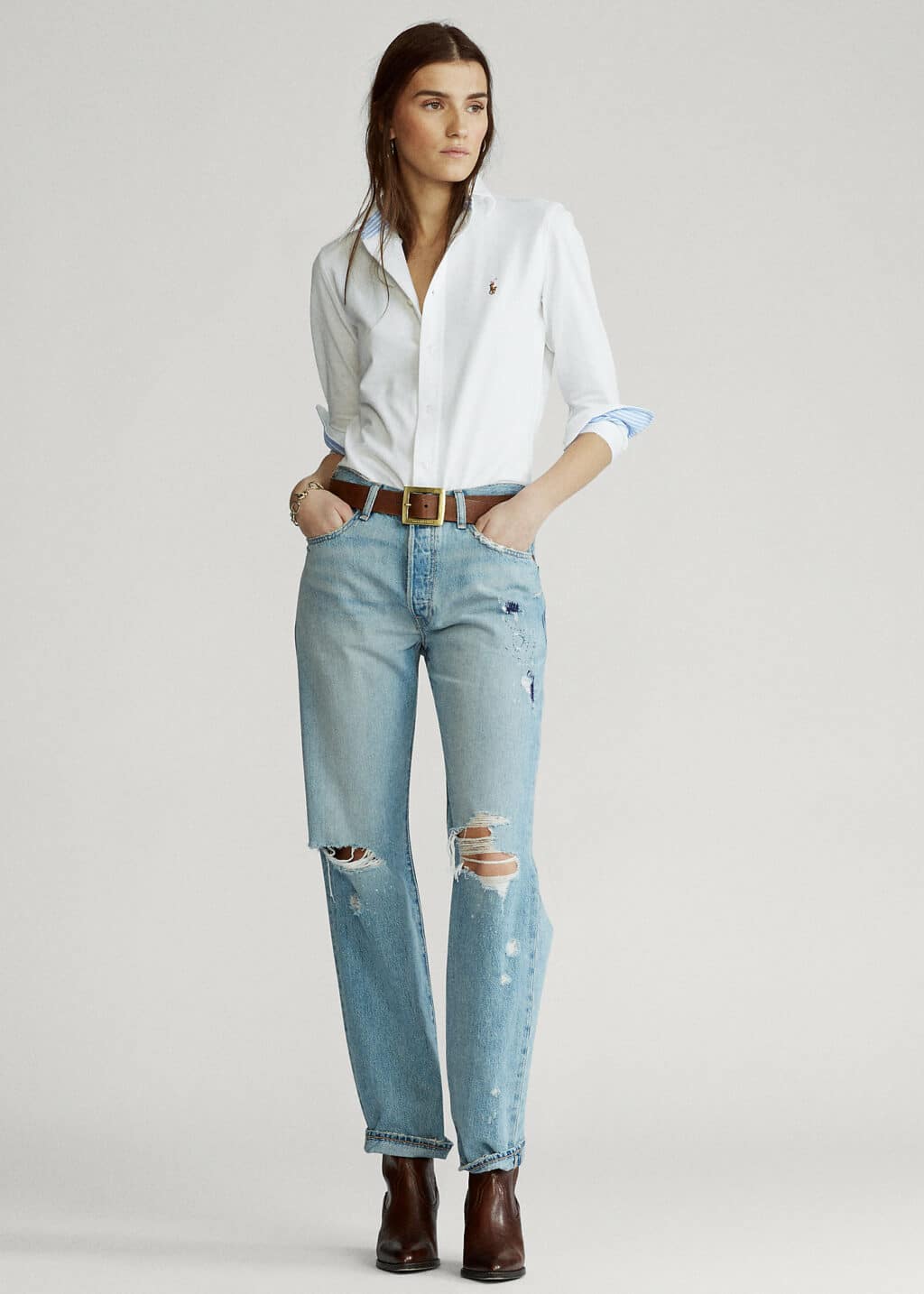 Polo Ralph Lauren Oxford Knit Shirt - Image 2