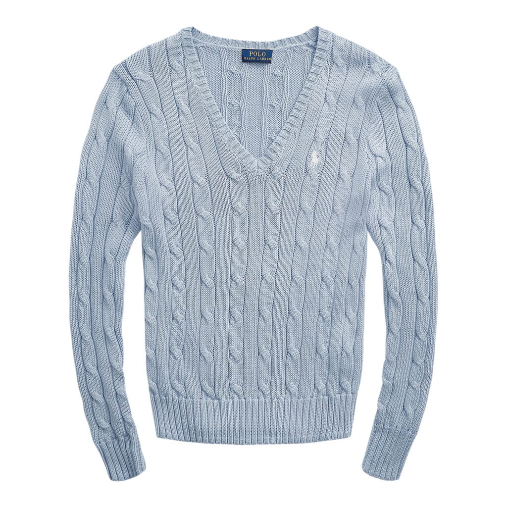 Polo Ralph Luren Light Blue Cotton Knit