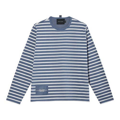 Marc Jacobs Blue Shadow Striped Blouse