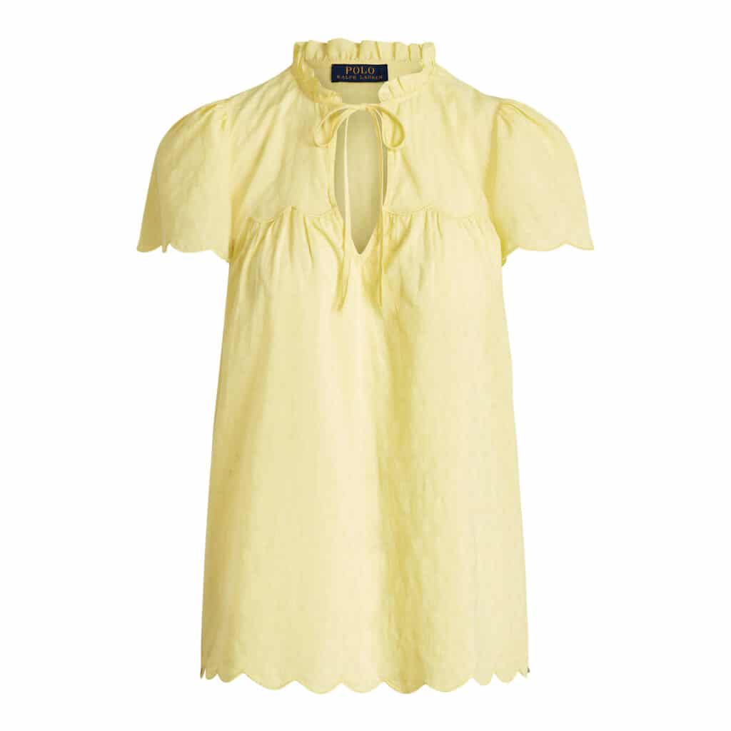 Polo Ralph Lauren Gul Bomulds Bluse