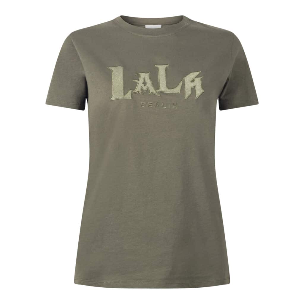 Lala Berlin T-Shirt Reda Lala Mix Olive