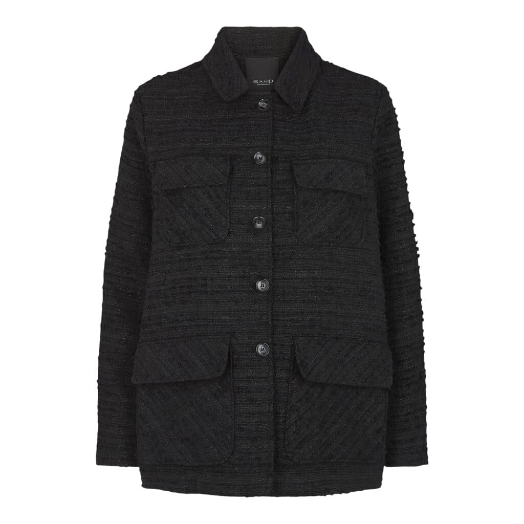 Sand Copenhagen Black Jacket with Glimmer