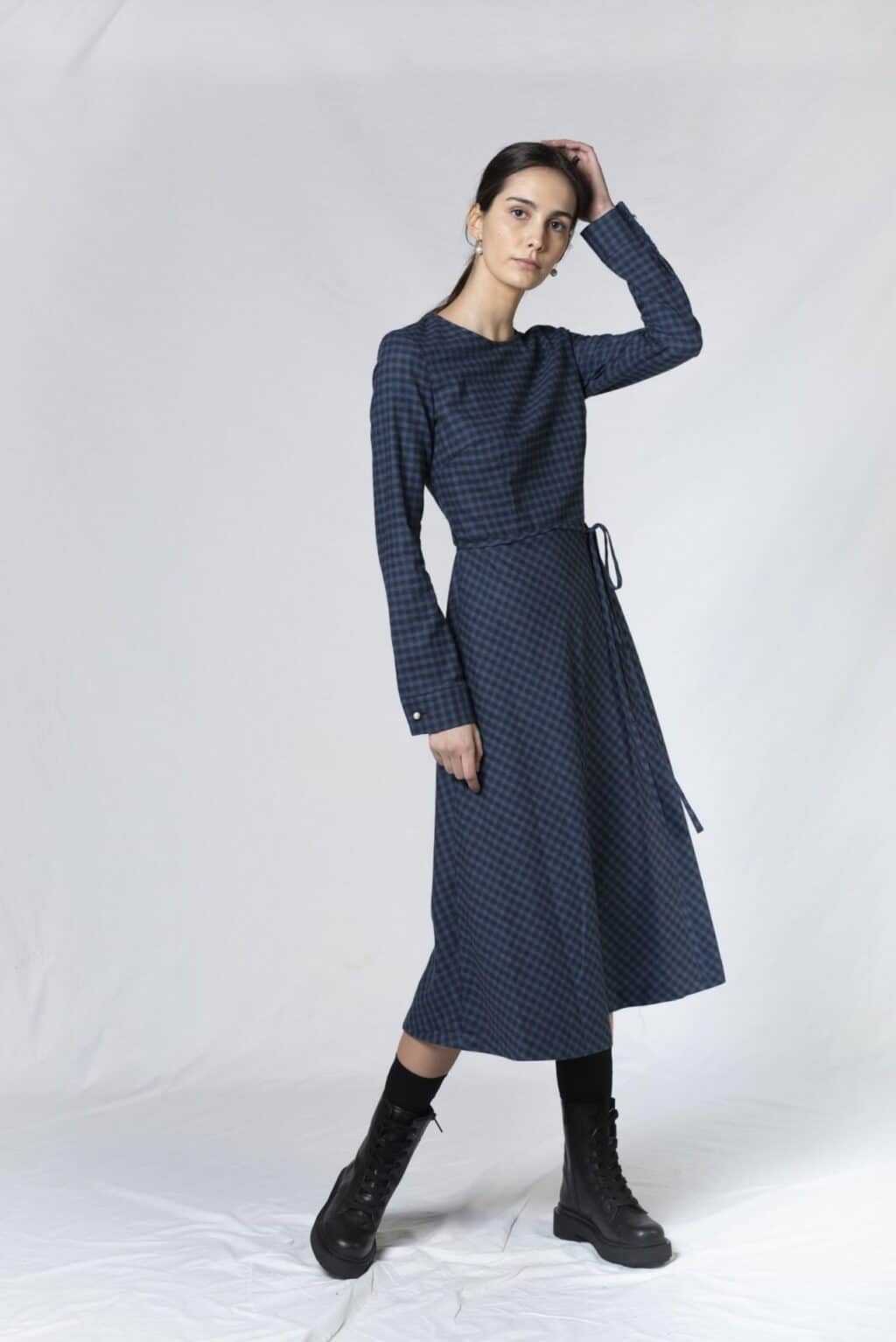 Elise Gug Checkered Dress