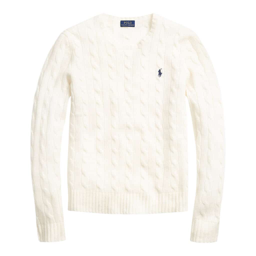 Polo Ralph Lauren Creme Crewneck Jumper