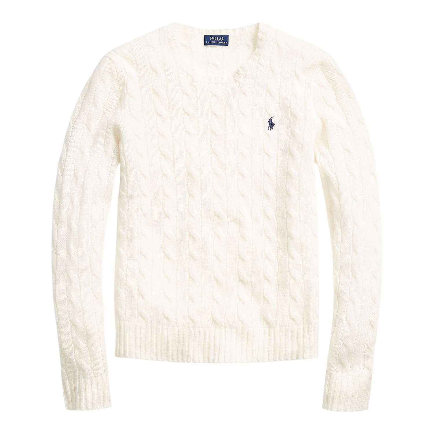 Polo Ralph Lauren Creme Crewneck Jumper - LAURA THOMSEN LUXURY