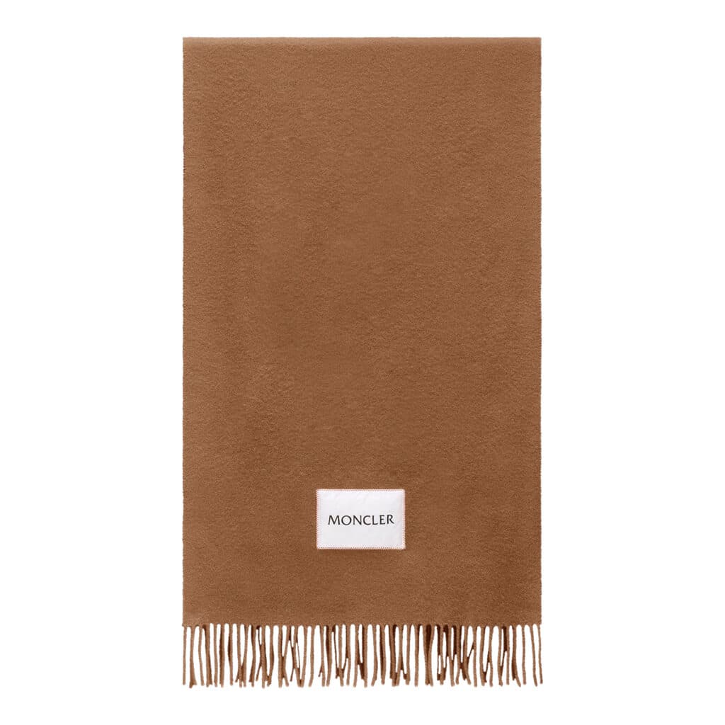 Moncler Camel Scarf
