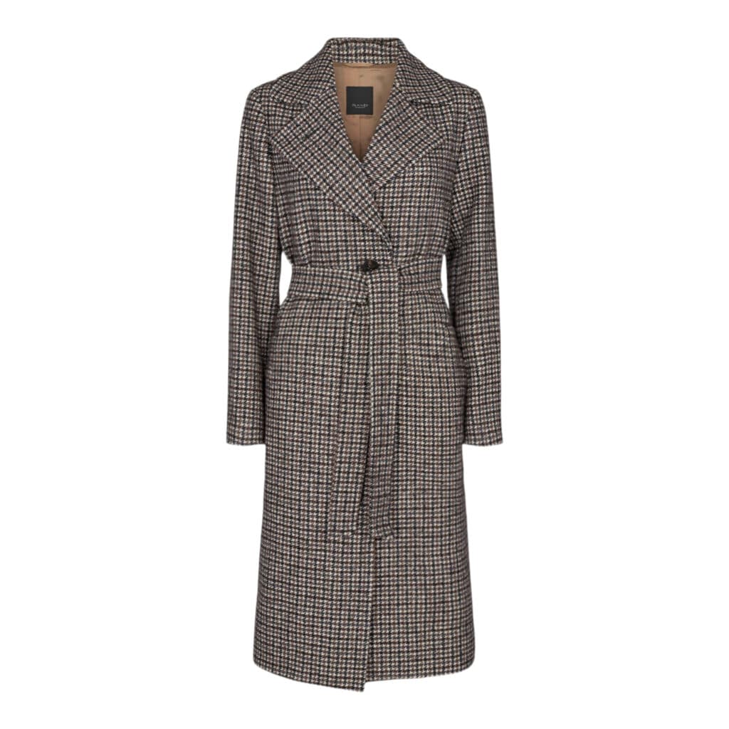 Sand Copenhagen Checkered Coat