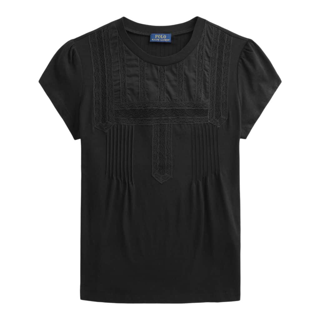 Polo Ralph Lauren Black T-shirt with Blonde