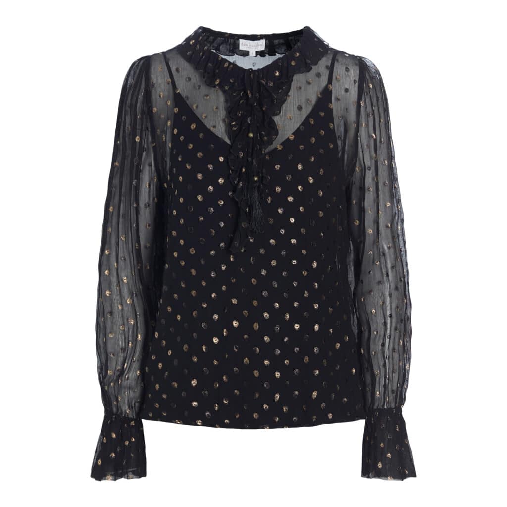 Dea Kudibal Joanna Gold Dot Blouse