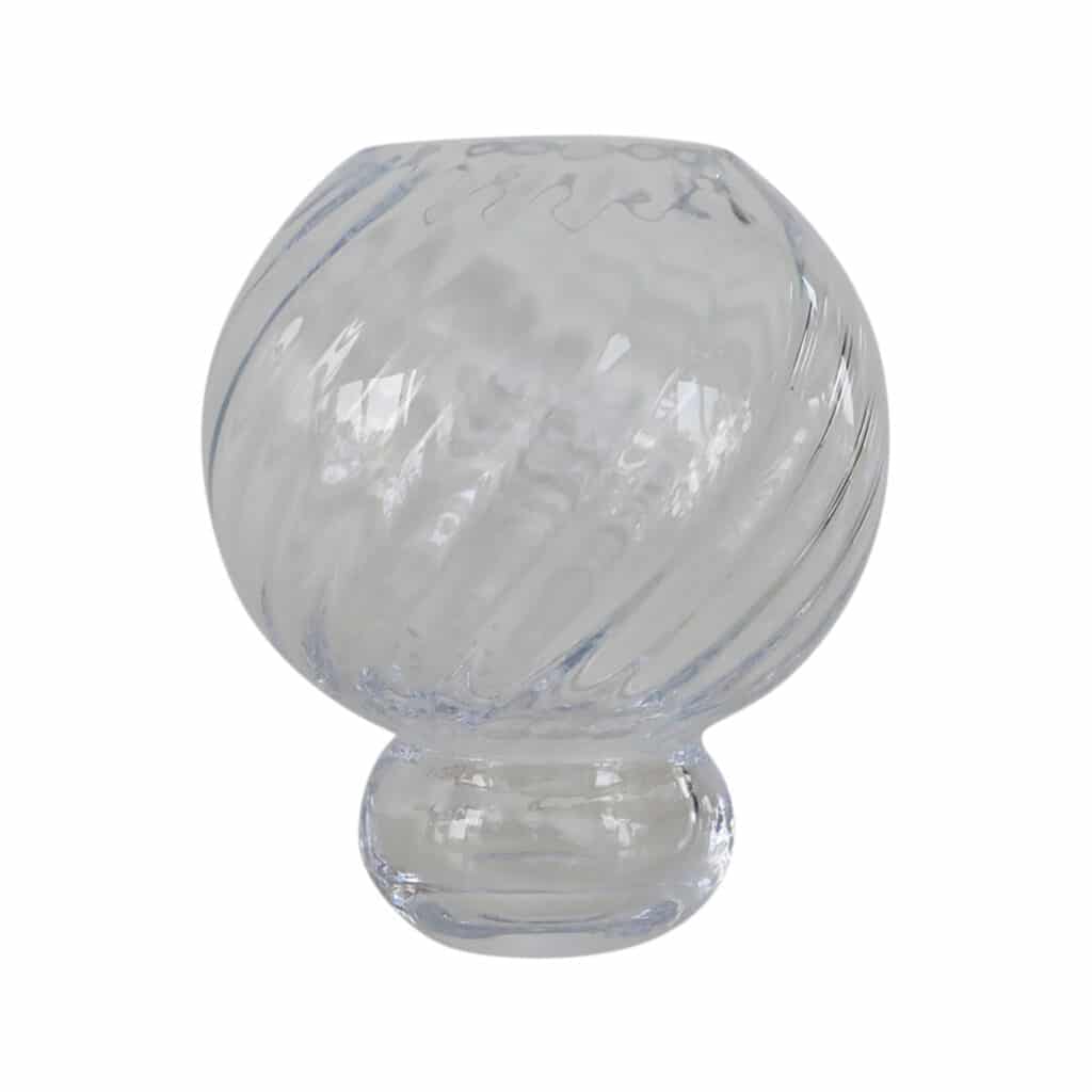 Spectrum Meadow Swirl Vase Clear