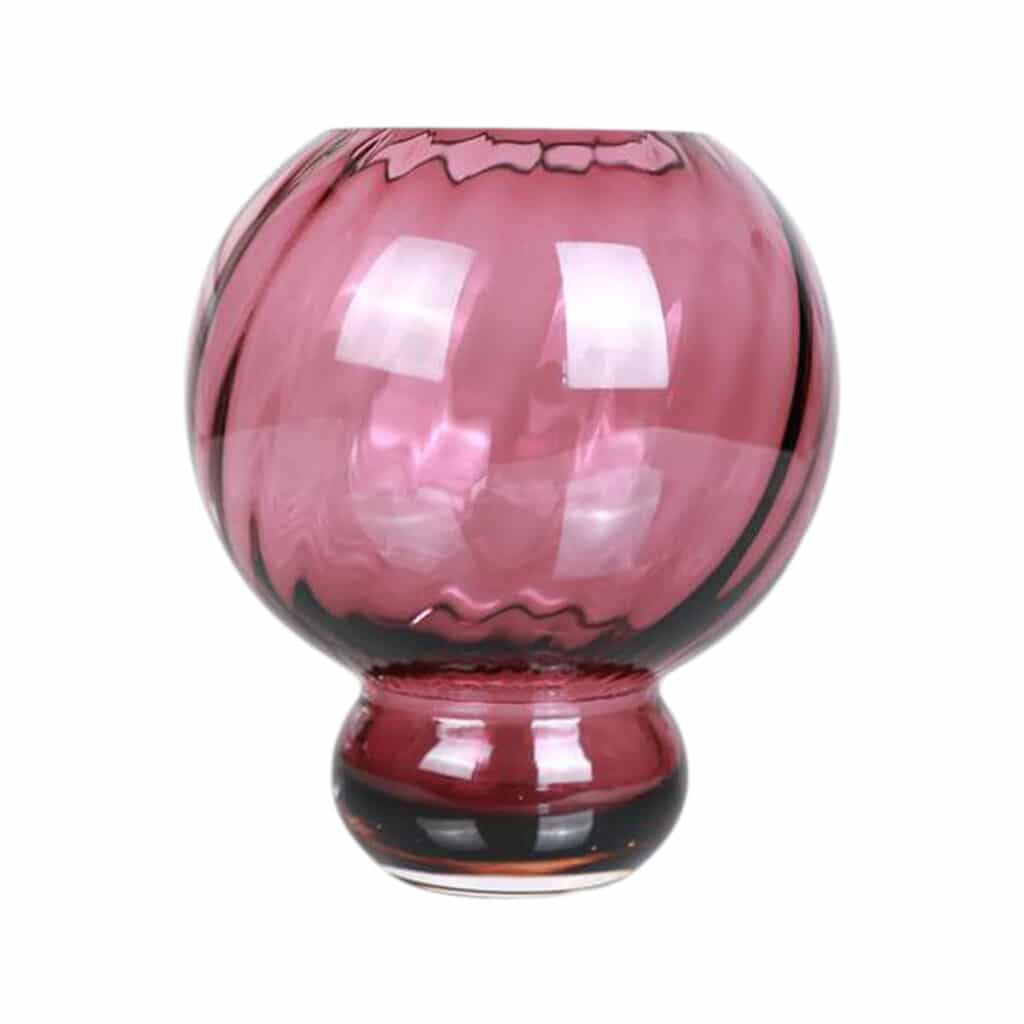 Spectrum Meadow Swirl Vase Plum
