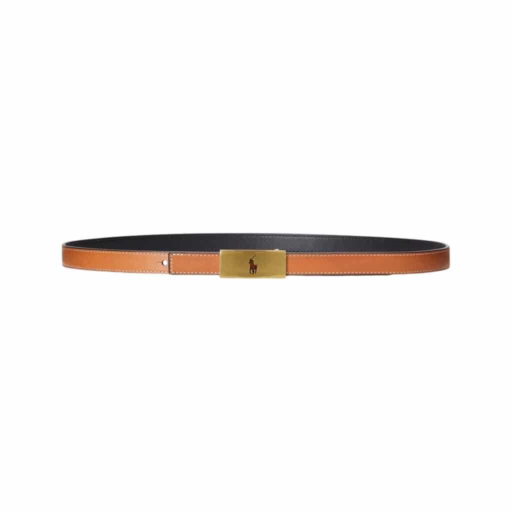 Polo Ralph Lauren Logo Belt Black/Brown