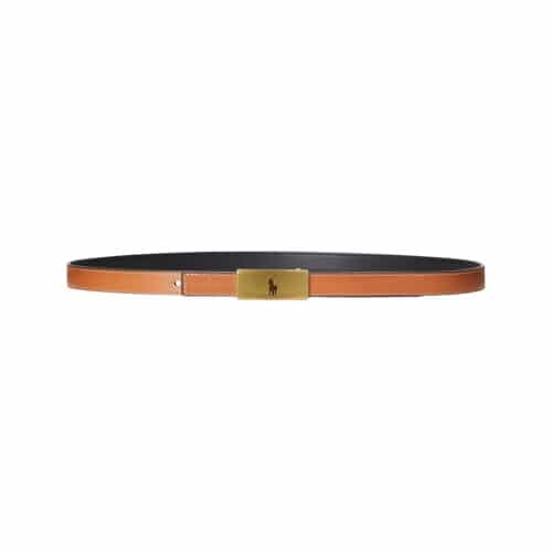 Polo Ralph Lauren Logo Belt Black/Brown