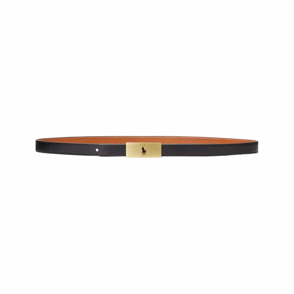Polo Ralph Lauren Logo Belt Black/Brown - Image 3