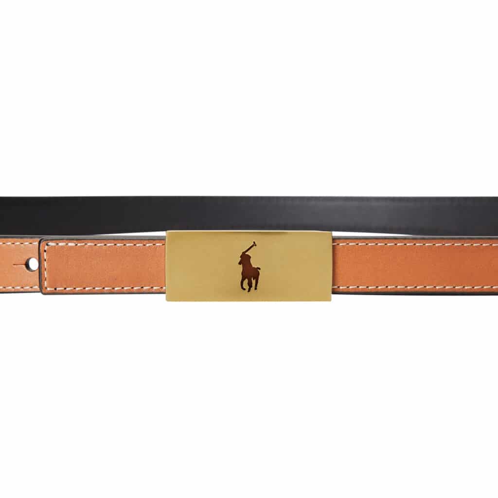 Polo Ralph Lauren Logo Belt Black/Brown - Image 2