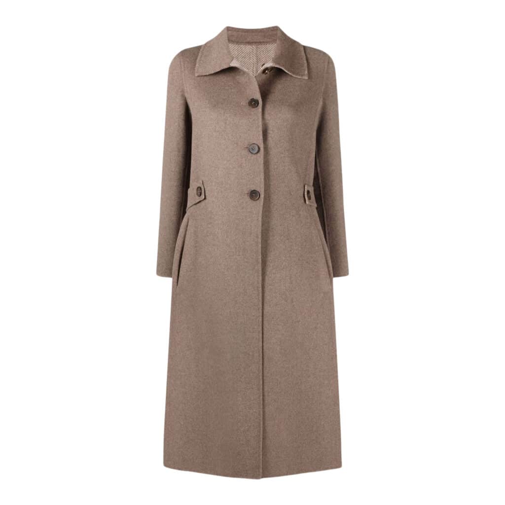 Emporio Armani Khaki Wool Coat
