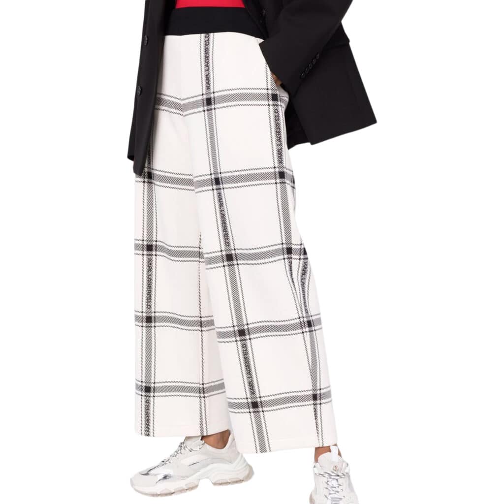 Karl Lagerfeld Check Printed Sweatpants - Image 4