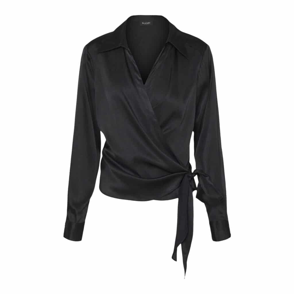 Sand Copenhagen Matt Wrap Blouse