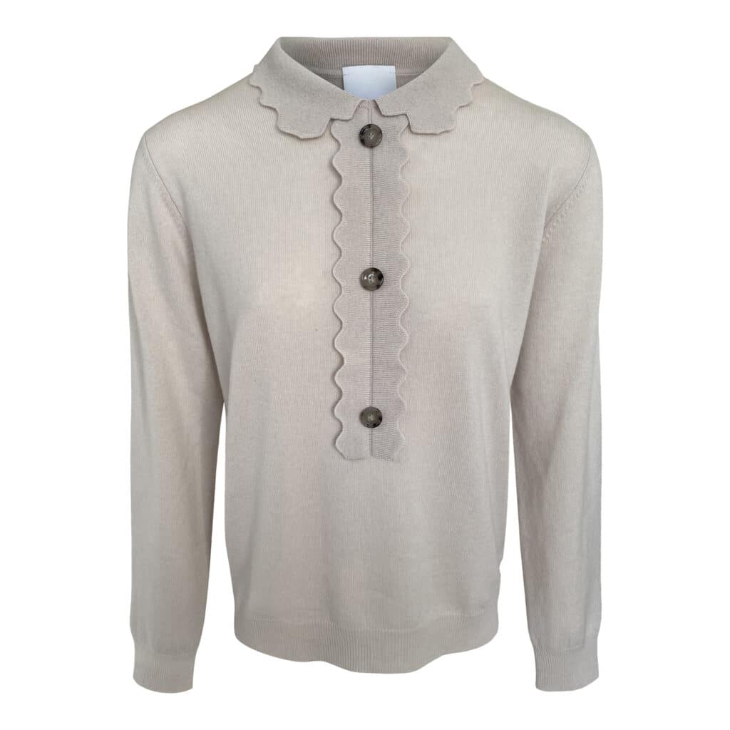 Allude Nude Wave Shirt
