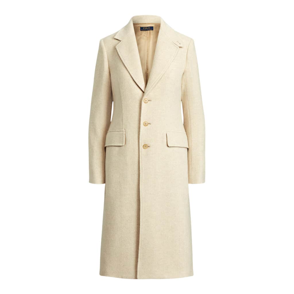 Polo Ralph Lauren Wool Blend Herringbone Coat