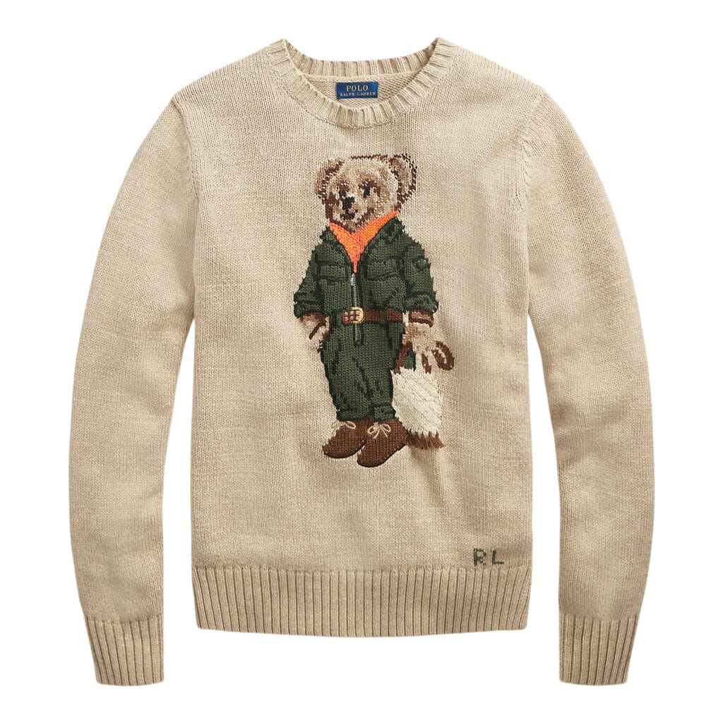 Polo Ralph Lauren Beige Teddy Knit