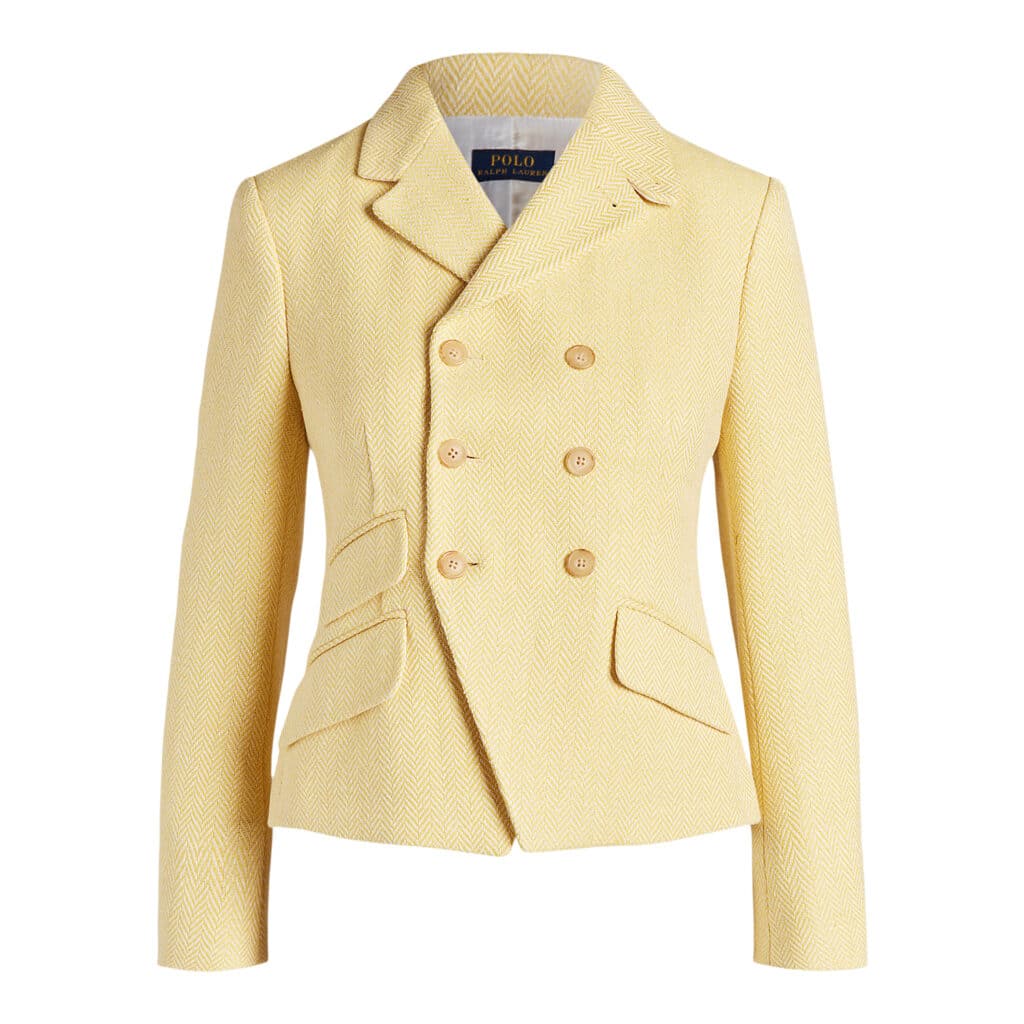 Polo Ralph Lauren Double-Breasted Herringbone Blazer