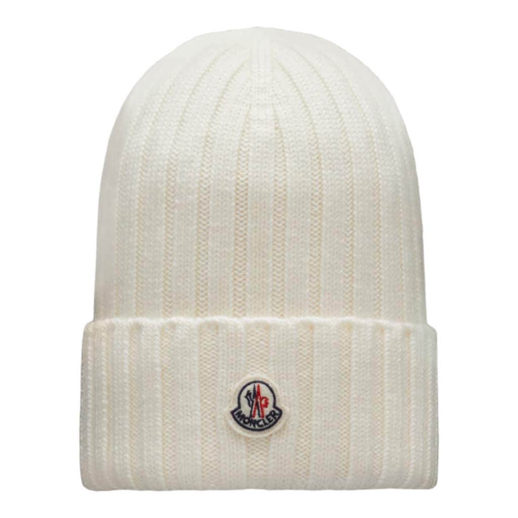 Moncler Cream Rib Hat