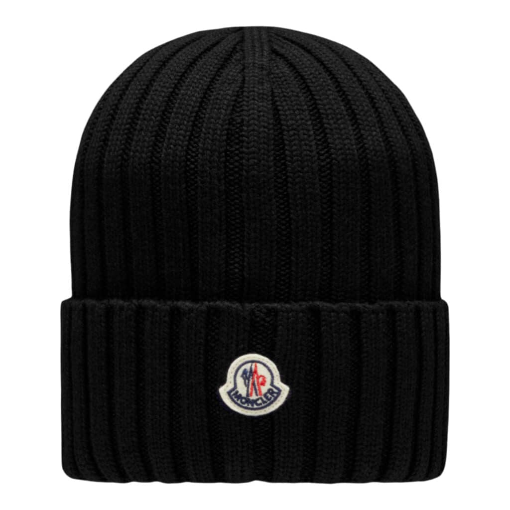 Moncler Black Rib Hat