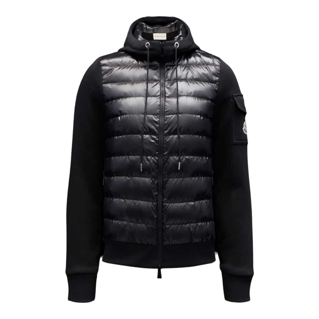 Moncler Shiny Hoodie Cardigan
