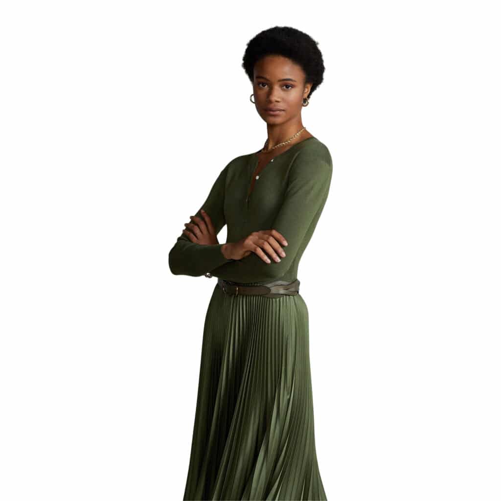 Polo Ralph Lauren Green Dress - Image 3