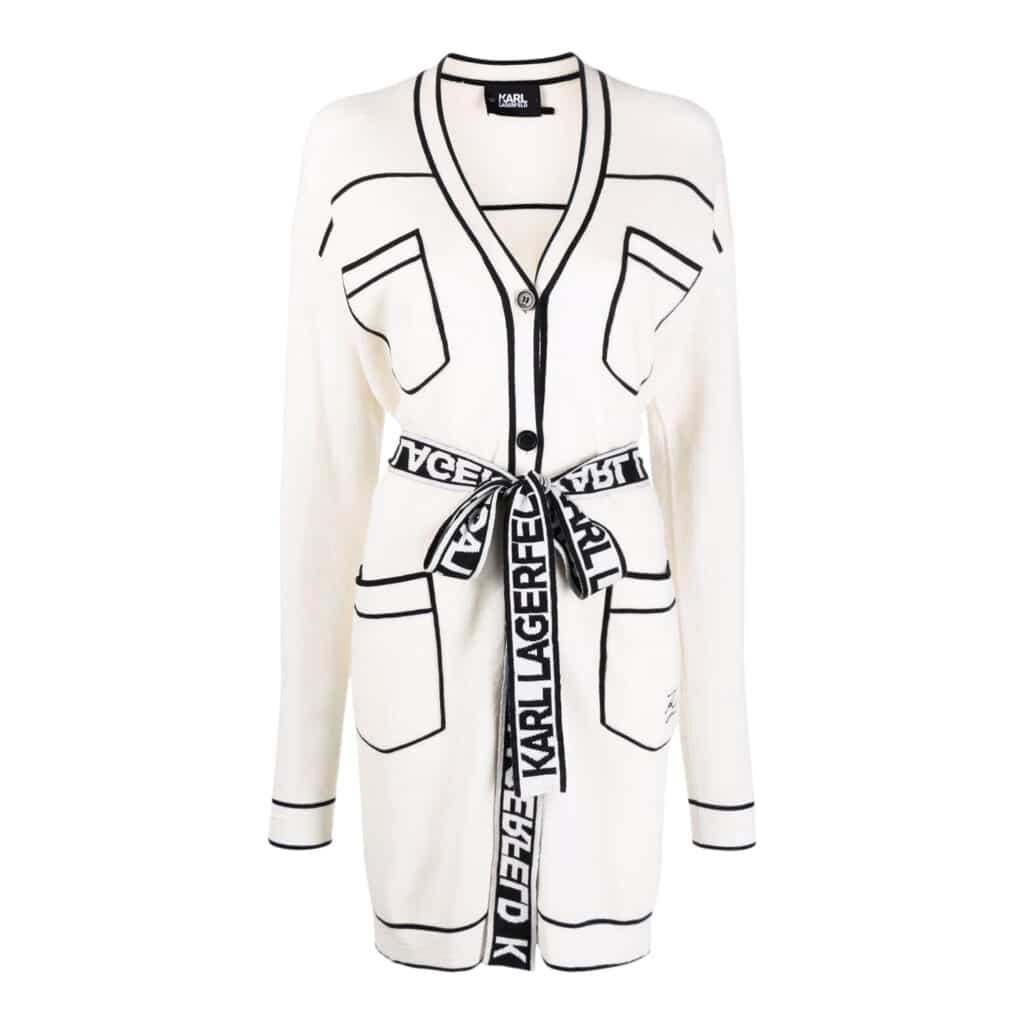 Karl Lagerfeld Belted Cardigan