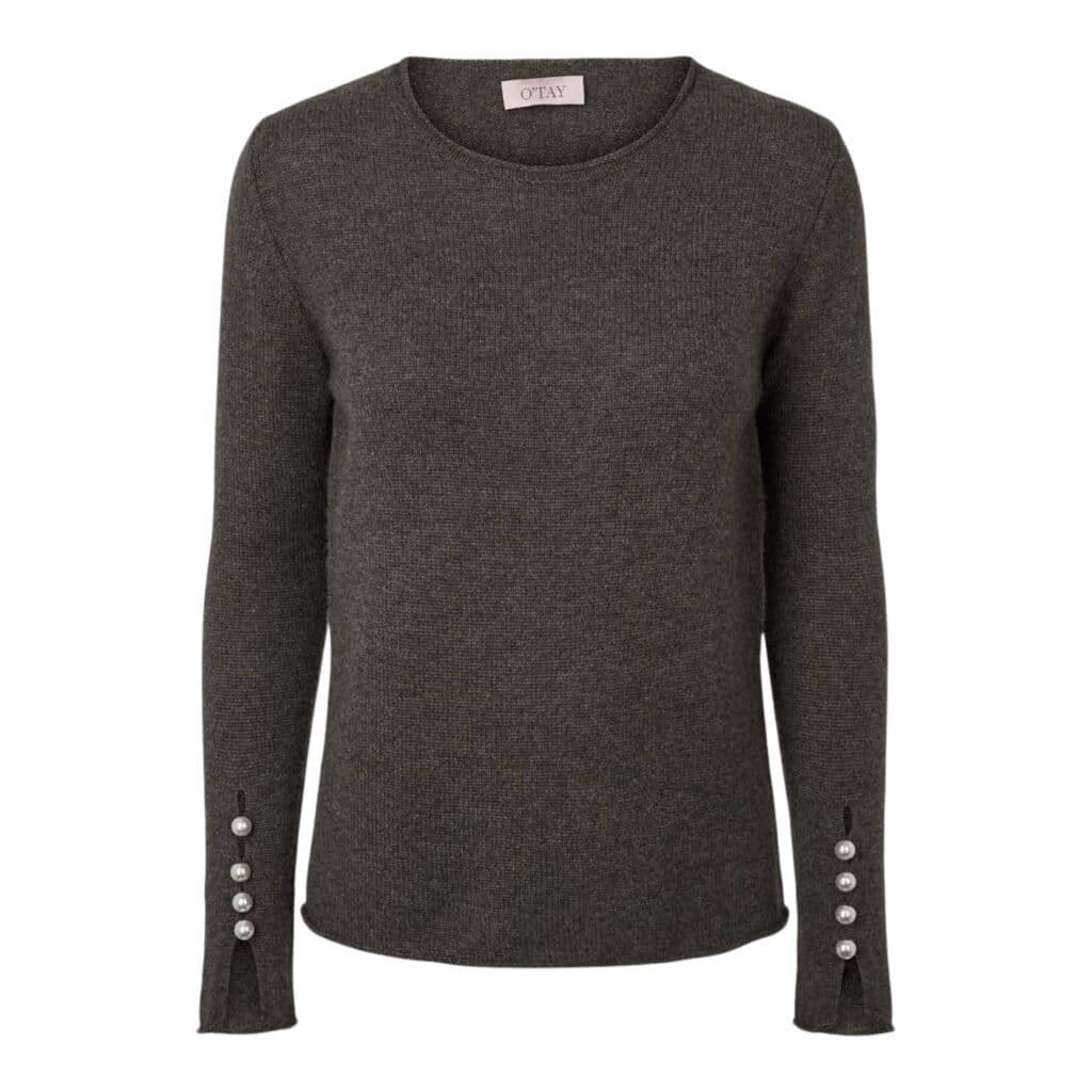 O'TAY Abbelone Green Cashmere Sweater