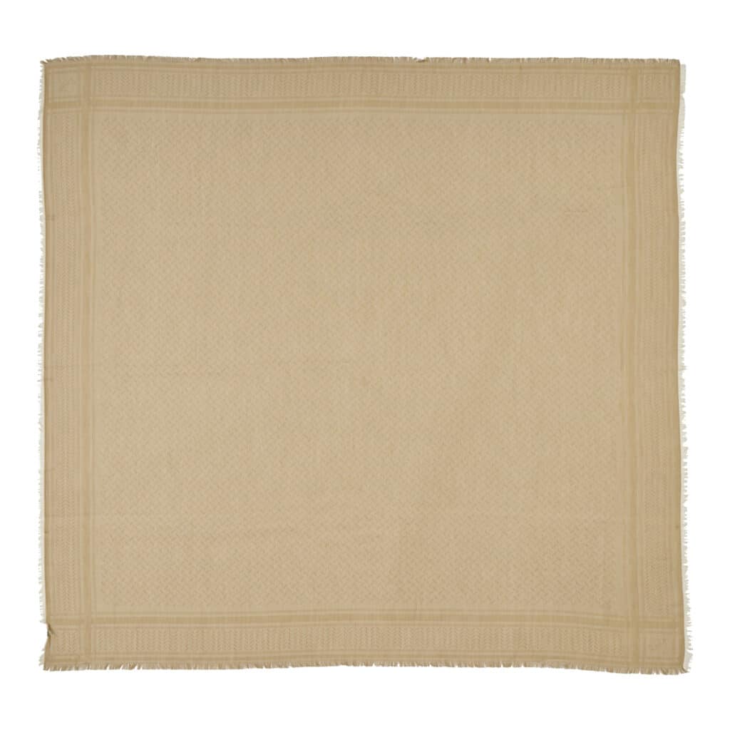 Lala Berlin Cube Amalis Light Brown Scarf