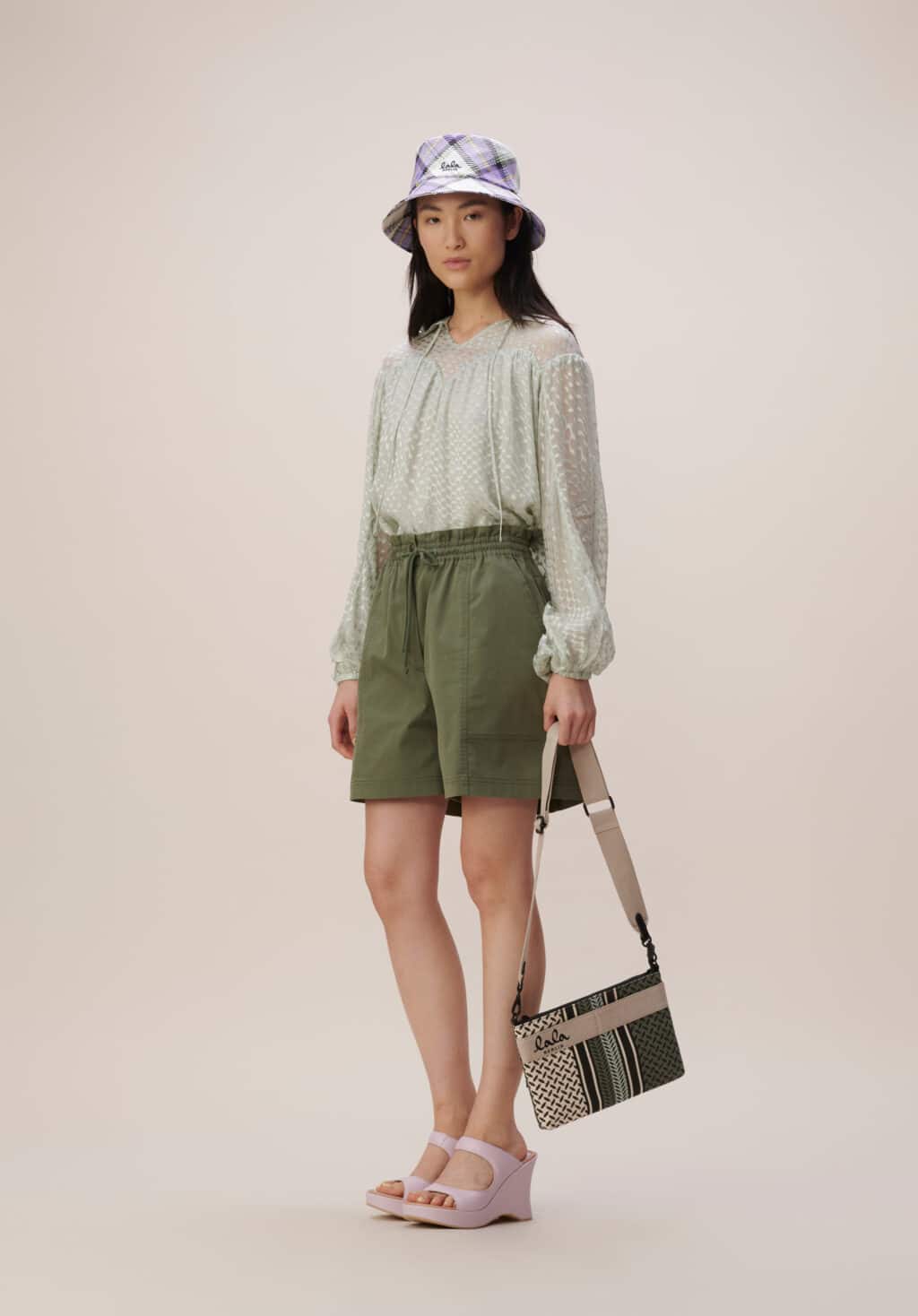 Lala Berlin Crossbody Cleo Olive x Matcha - Image 5