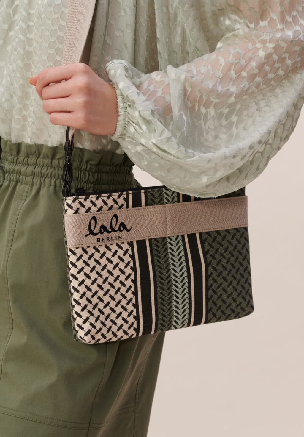 Lala Berlin Crossbody Cleo Olive x Matcha - Image 2