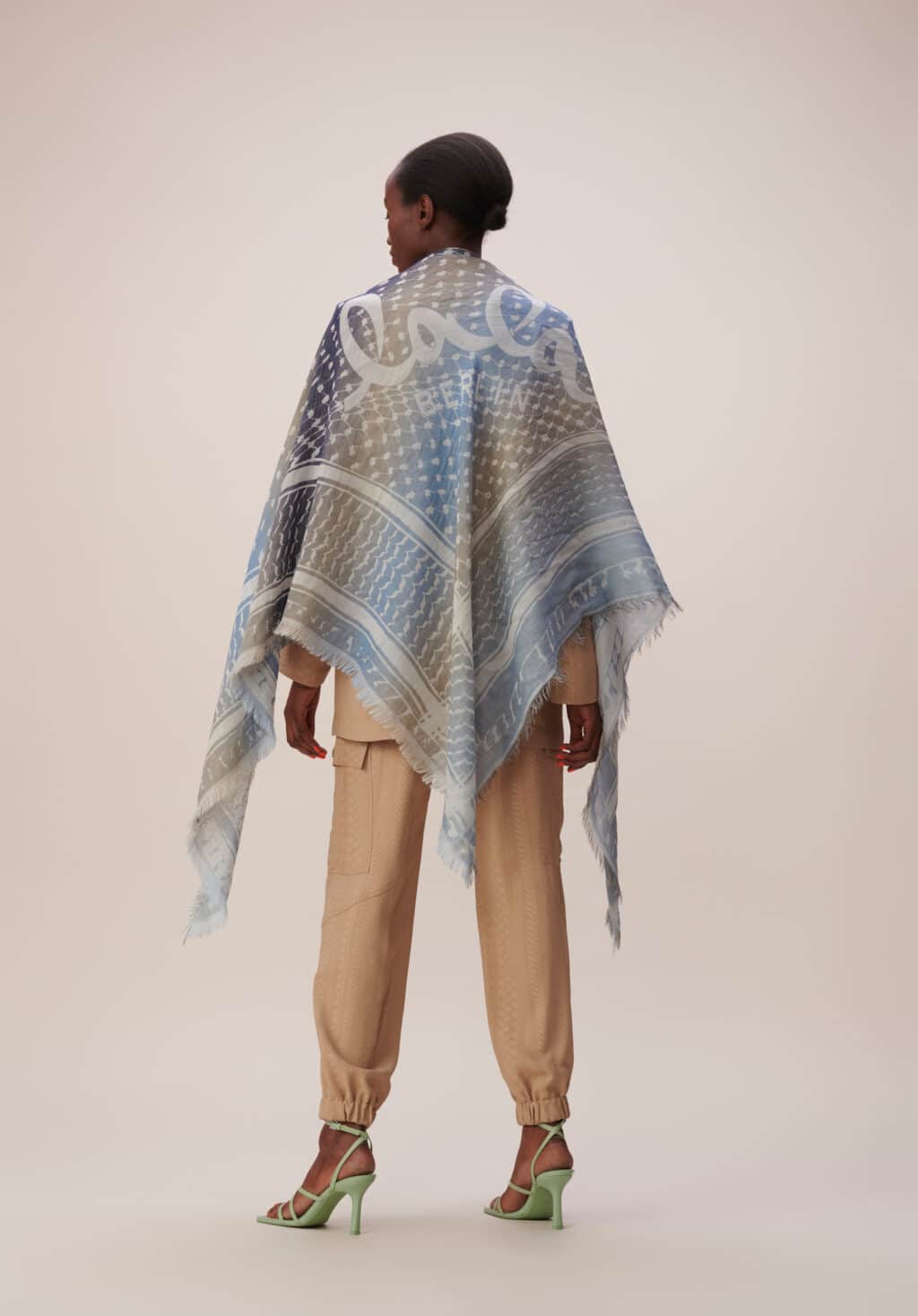 Lala Berlin Scarf Amalin Blue Shades - Image 3