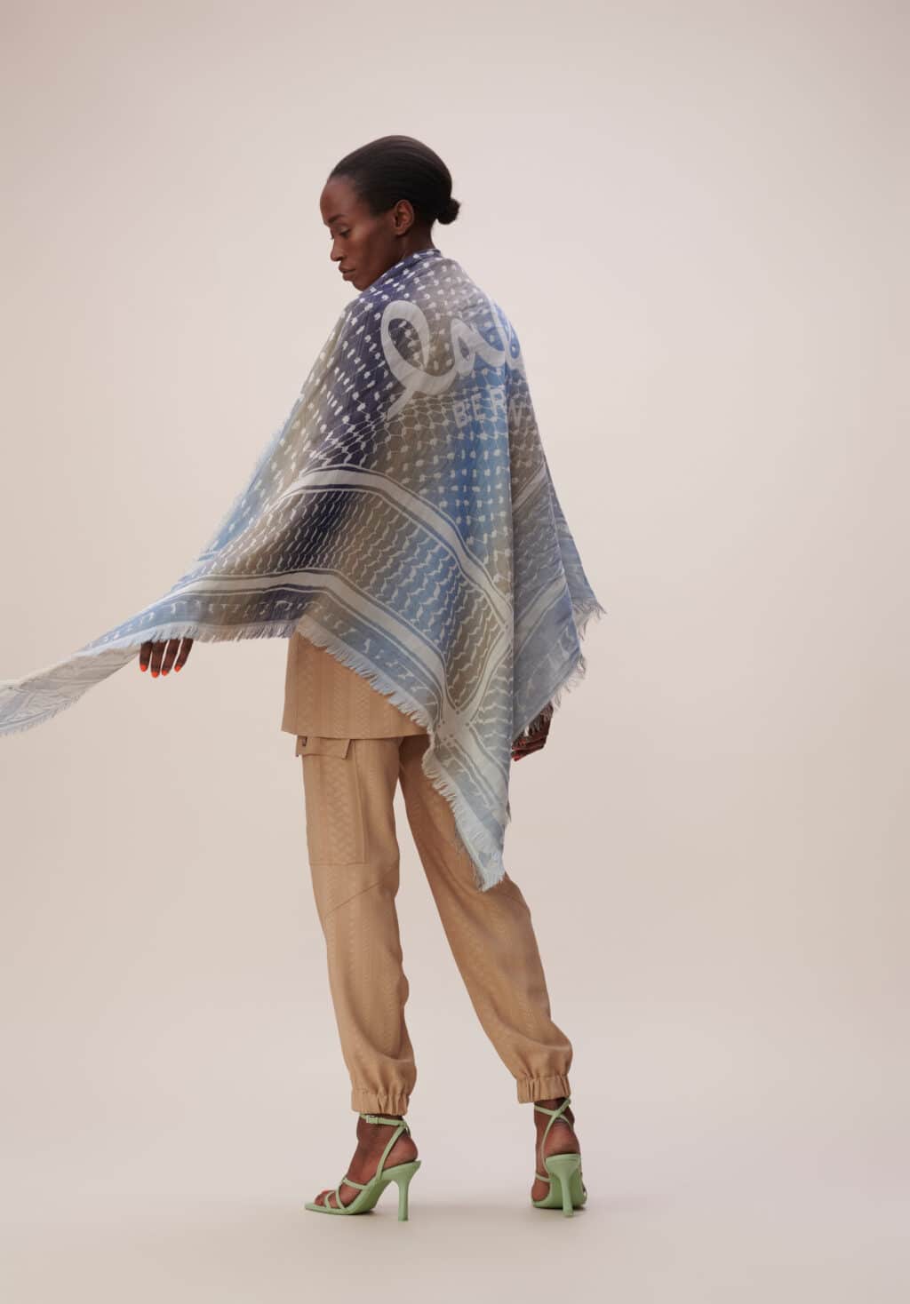Lala Berlin Scarf Amalin Blue Shades - Image 4