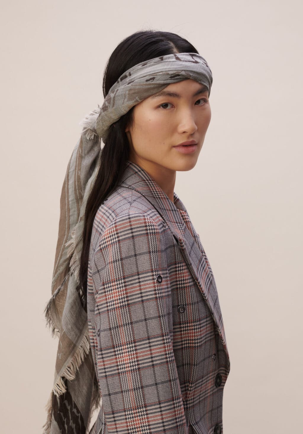 Lala Berlin Scarf Amalin Brown Shades - Image 2