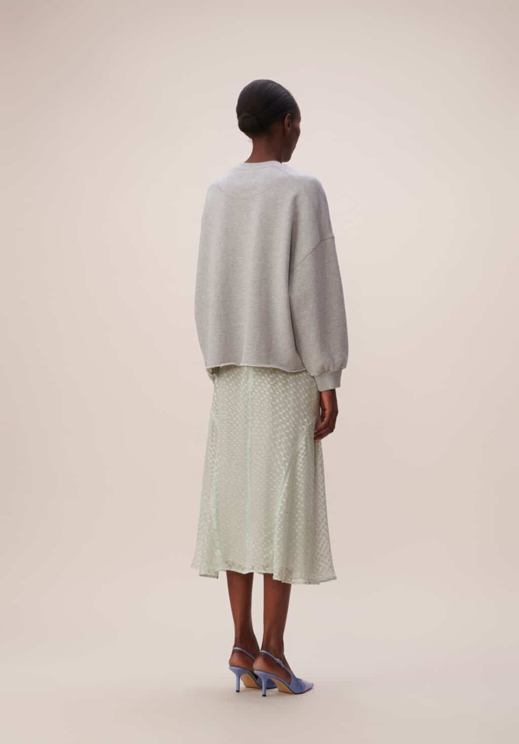 Lala Berlin Sweatshirt Izan Grey Melange - Image 3