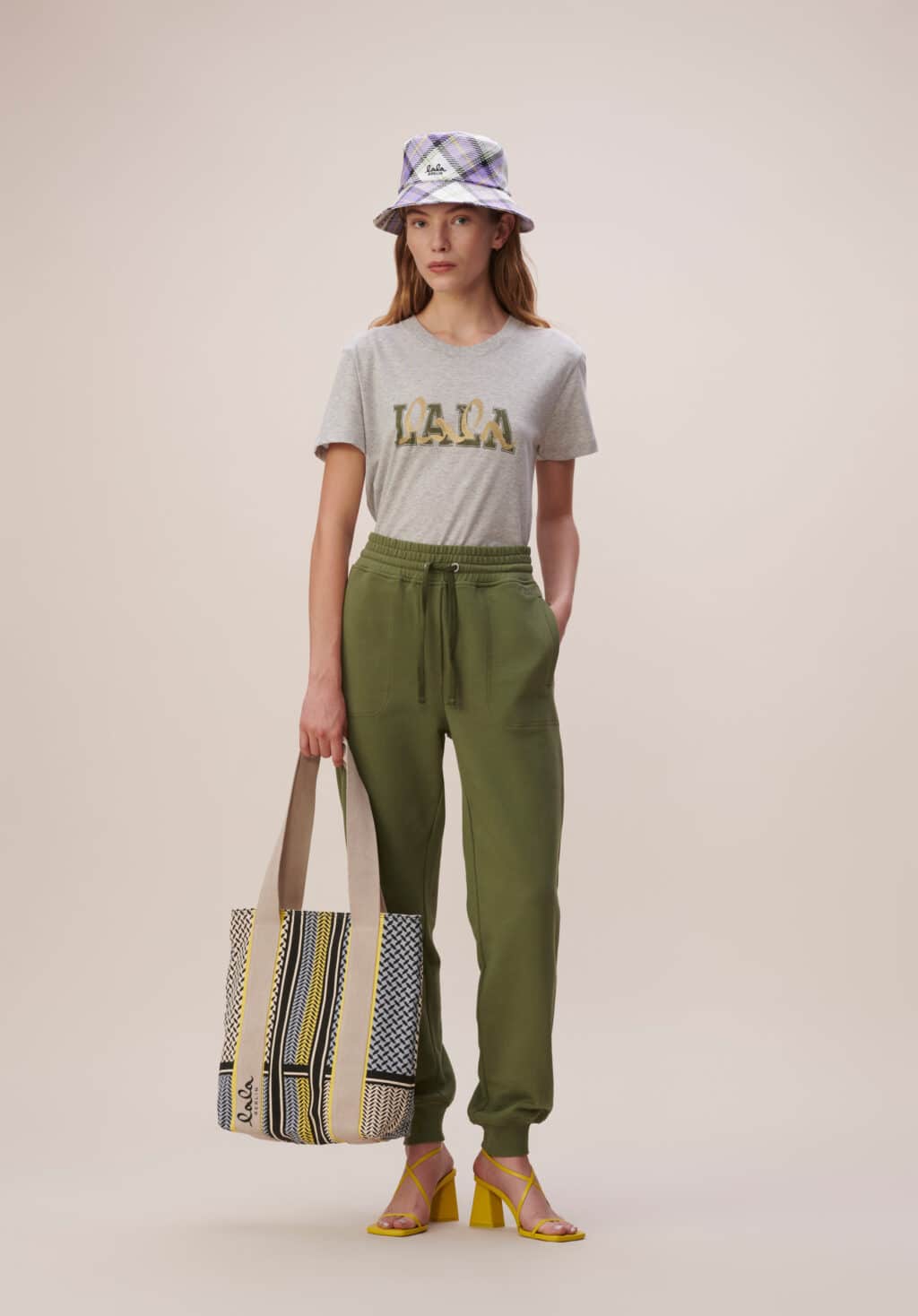 Lala Berlin Tote Carmela Blue x Lime - Image 5