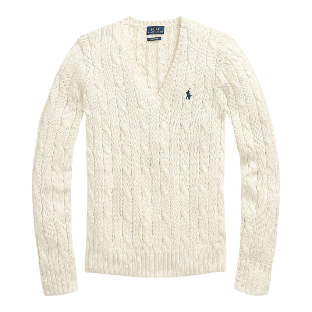 Polo Ralph Lauren Kimberly Cream Cotton Knit