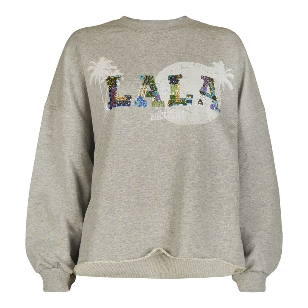 Lala Berlin Sweatshirt Izan Grey Melange