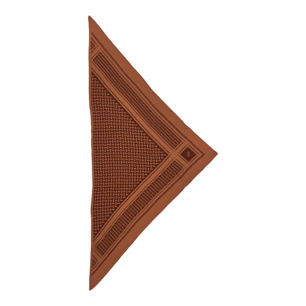 Lala Berlin Triangle Trinity Neo M Orange On Alcantra Tørklæde
