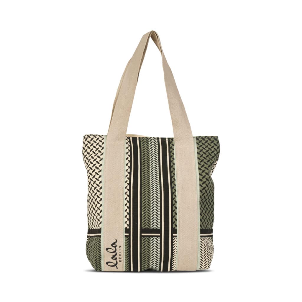 Lala Berlin Tote Carmela Olive x Matcha