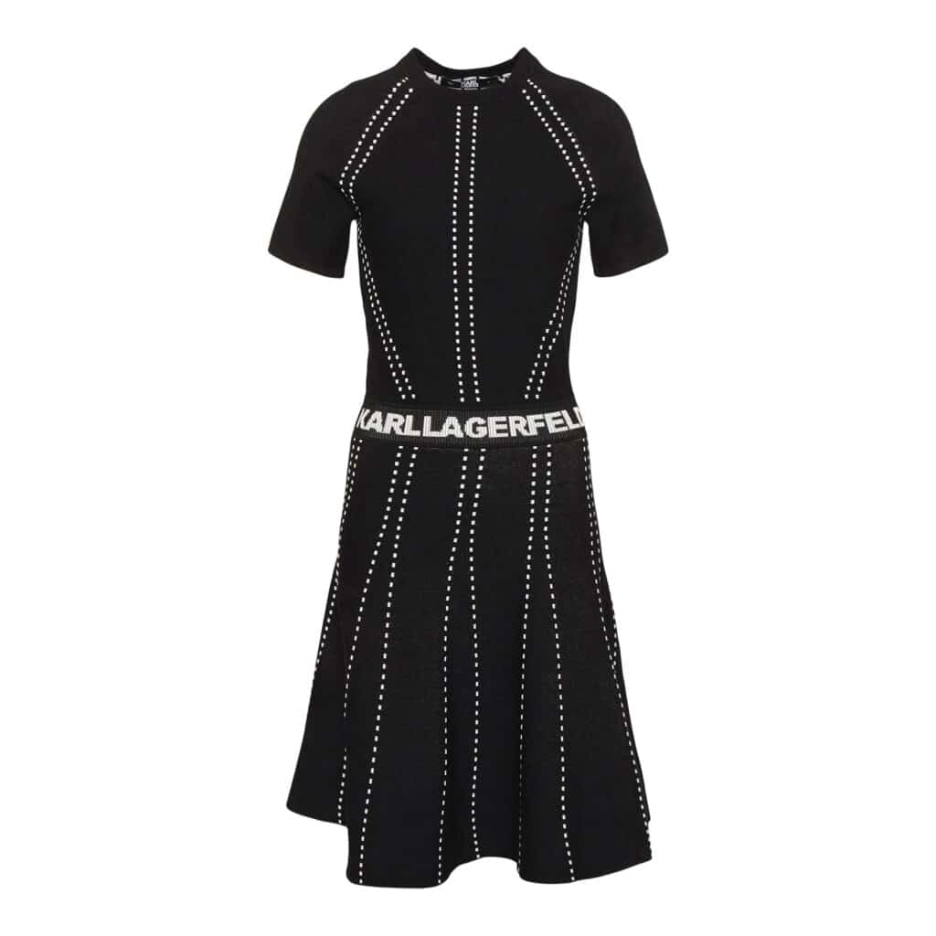 Karl Lagerfeld Knit Logo Dress